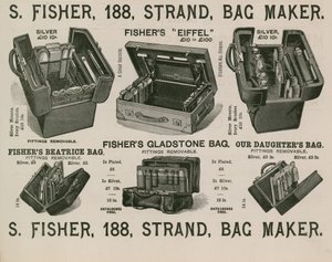 S Fisher ، 188 Strand ، صانع الحقائب بواسطة مدرسة اللغة الإنجليزية