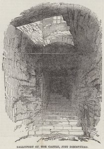 Sallyport of Windsor Castle ، اكتشفت للتو (نقش) بواسطة مدرسة اللغة الإنجليزية