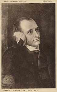 صامويل كرومبتون (1753-1827)، المخترع الإنجليزي لمغزل البغل (ليثو) بواسطة مدرسة اللغة الإنجليزية
