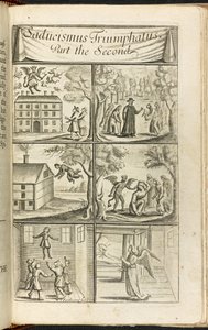 مشاهد التحليق والأنشطة المرتبطة بالسحرة والشياطين من فيلم "Saducismus Triumphatus" بواسطة مدرسة اللغة الإنجليزية