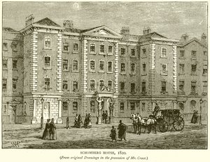 منزل شومبرغ ، 1820
