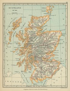 اسكتلندا (طباعة حجرية ملونة) بواسطة مدرسة اللغة الإنجليزية