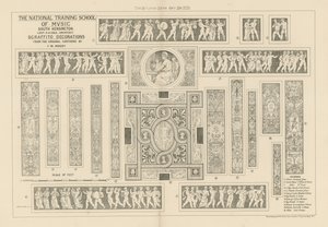 زخارف Sgraffito بواسطة مدرسة اللغة الإنجليزية