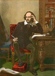 شكسبير (نقش ملون) بواسطة مدرسة اللغة الإنجليزية