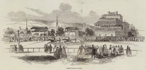 Shrewsbury Races (engraving) بواسطة مدرسة اللغة الإنجليزية