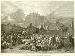 توقيع العهد ، Greyfriars Churchyard بواسطة مدرسة اللغة الإنجليزية