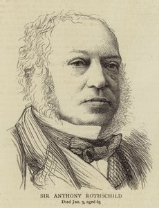 Sir Anthony Rothschild (engraving) بواسطة مدرسة اللغة الإنجليزية