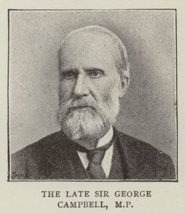 Sir George Campbell (engraving) بواسطة مدرسة اللغة الإنجليزية