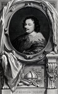 السير كينيلم ديجبي (1603-1665) بواسطة مدرسة اللغة الإنجليزية