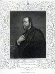 السير كينيلم ديجبي (1603-1665) بواسطة مدرسة اللغة الإنجليزية