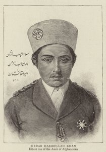 Sirdar Habibullah Khan (engraving) بواسطة مدرسة اللغة الإنجليزية