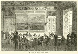 الجلوس في مجلس الحرب الفرنسي ، يناير 1871 بواسطة مدرسة اللغة الإنجليزية