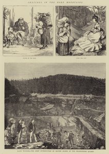Sketches in the Harz Mountains (engraving) بواسطة مدرسة اللغة الإنجليزية