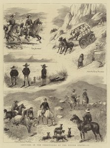 Sketches in the Territories of the United States, II (engraving) بواسطة مدرسة اللغة الإنجليزية