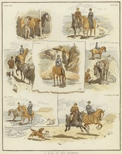 اسكتشات على ظهور الخيل