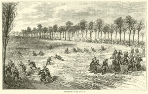 مناوشة بالقرب من أوتون ، ديسمبر 1870 بواسطة مدرسة اللغة الإنجليزية