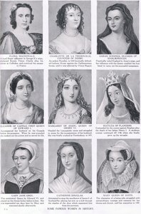 بعض النساء المشهورات في التاريخ ، توضيح من تاريخ هاتشينسون للأمم ، ج .1910 بواسطة مدرسة اللغة الإنجليزية