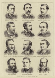 Some Officers of the Ashantee War (engraving) بواسطة مدرسة اللغة الإنجليزية