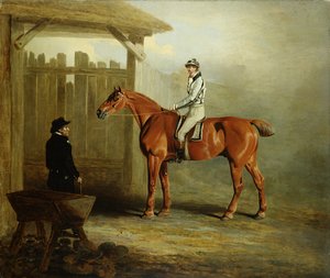 Soothsayer ، الفائز في St.Leger 1811 (زيت على قماش) بواسطة مدرسة اللغة الإنجليزية