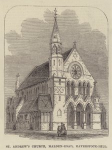 كنيسة سانت أندرو ، Malden-Road ، Haverstock-Hill (نقش) بواسطة مدرسة اللغة الإنجليزية