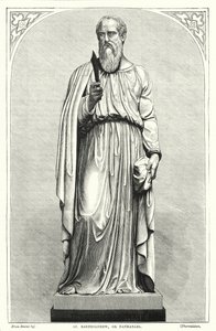 St Bartholomew, or Nathanael (engraving) بواسطة مدرسة اللغة الإنجليزية