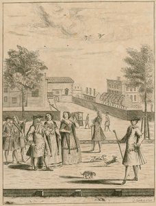 حديقة سانت جاميس ، المول ، 1732 بواسطة مدرسة اللغة الإنجليزية