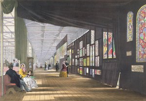 معرض الزجاج المعشق ، من الصور الشاملة لديكنسون للمعرض الكبير لعام 1851 ، تم نشره عام 1854 بواسطة مدرسة اللغة الإنجليزية