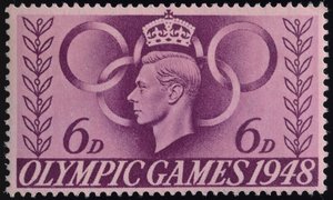 Stamp commemorating the 1948 London Olympics بواسطة مدرسة اللغة الإنجليزية