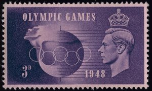 Stamp commemorating the 1948 London Olympics بواسطة مدرسة اللغة الإنجليزية