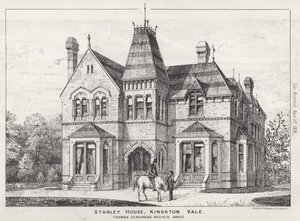 Stanley House, Kingston Vale (engraving) بواسطة مدرسة اللغة الإنجليزية