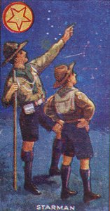 شارة الكشفية Starman ، 1923 بواسطة مدرسة اللغة الإنجليزية