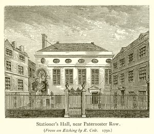 قاعة Stationers ، بالقرب من Paternoster Row بواسطة مدرسة اللغة الإنجليزية
