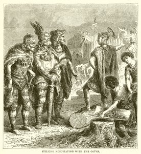 Stilicho التفاوض مع القوط بواسطة مدرسة اللغة الإنجليزية