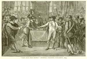 يسلب هذا Bauble! حل كرومويل البرلمان ، 1654 بواسطة مدرسة اللغة الإنجليزية