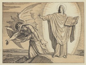 Temptation of Christ (engraving) بواسطة مدرسة اللغة الإنجليزية