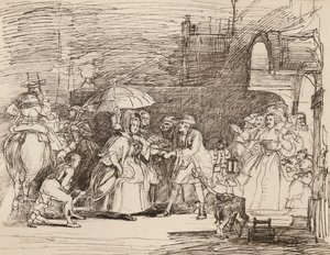 وصول العلاقة الغنية، بعد ويلكي، من رسم بالقلم الجاف والحبر (ليثو) بواسطة مدرسة اللغة الإنجليزية