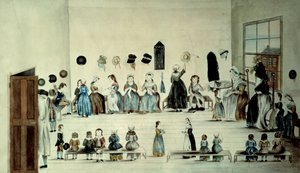 The Benevolent School (watercolor on paper) بواسطة مدرسة اللغة الإنجليزية