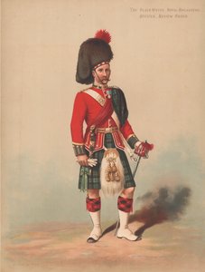 The Black Watch، Royal Highlanders، Officer، Review Order بواسطة مدرسة اللغة الإنجليزية