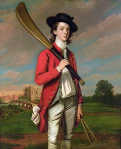 The Boy with a Bat: Walter Hawkesworth Fawkes ، c.1760
