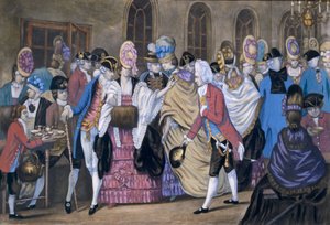 مصنع الخبز والزبدة ، أو دعابة Bagnigge Wells ، حانة. بواسطة Carington Bowles، 1772 99: أسلوب المعكرونة؛ لباس تقليدي؛ لباس تقليدي موضه؛ غلاية؛ أكواب؛ بواسطة مدرسة اللغة الإنجليزية