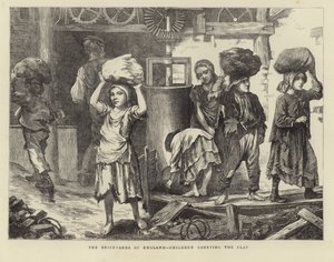 The Brickyards of England - الأطفال الذين يحملون الطين بواسطة مدرسة اللغة الإنجليزية