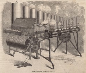 The Calliope ، جهاز بخار اخترعه آرثر ديني في أمريكا بواسطة مدرسة اللغة الإنجليزية