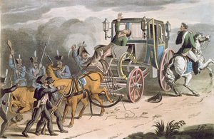 الاستيلاء على عربة بونابرت في واترلو ، 18 يونيو 1815 ، 1816 بواسطة مدرسة اللغة الإنجليزية