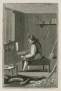 The Comb-maker (engraving) بواسطة مدرسة اللغة الإنجليزية