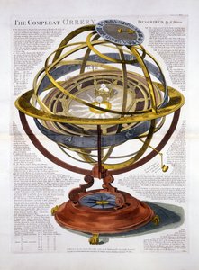 اكتمال Orrery ، حانة. لندن 1780 بواسطة مدرسة اللغة الإنجليزية