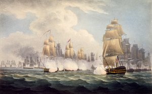 هزيمة الفرنسيين تحت Linois بواسطة Commodore Dances Squadron ، 15 فبراير 1804 ، من التسلسل الزمني البحري لبريطانيا العظمى ، بقلم ج.