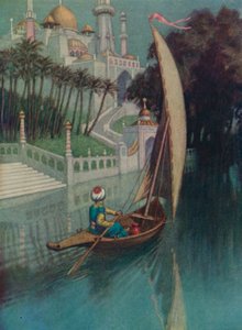 قصر الأحلام (طباعة حجرية ملونة) بواسطة مدرسة اللغة الإنجليزية