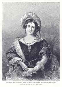 توفيت دوقة كينت ، والدة صاحبة الجلالة ، من مواليد 1786 ، عام 1861 بواسطة مدرسة اللغة الإنجليزية