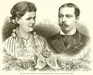 توفي دوق ودوقة ألباني (متزوج ، 1882. مات دوق ألباني ، 1884) بواسطة مدرسة اللغة الإنجليزية