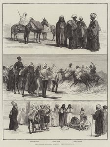الاحتلال الإنجليزي لمصر ، اسكتشات في القاهرة (نقش) بواسطة مدرسة اللغة الإنجليزية